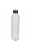 700 ml beyaz metal lazer baskılı promosyon termos